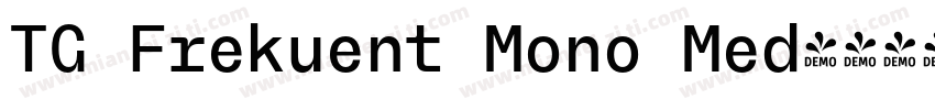 TG Frekuent Mono Med字体转换